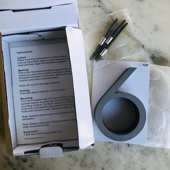 DESIGN WITHIN REACH Neutra House Number, 6 - Picture 3 of 7